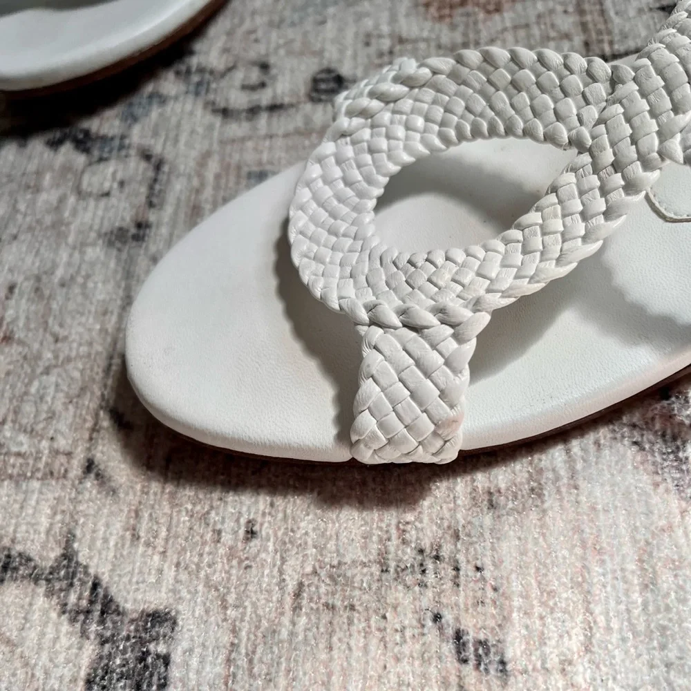 Stuart Weitzman Teodora Braided Slingback Sandal Size 5.5 - Picture 4 of 6